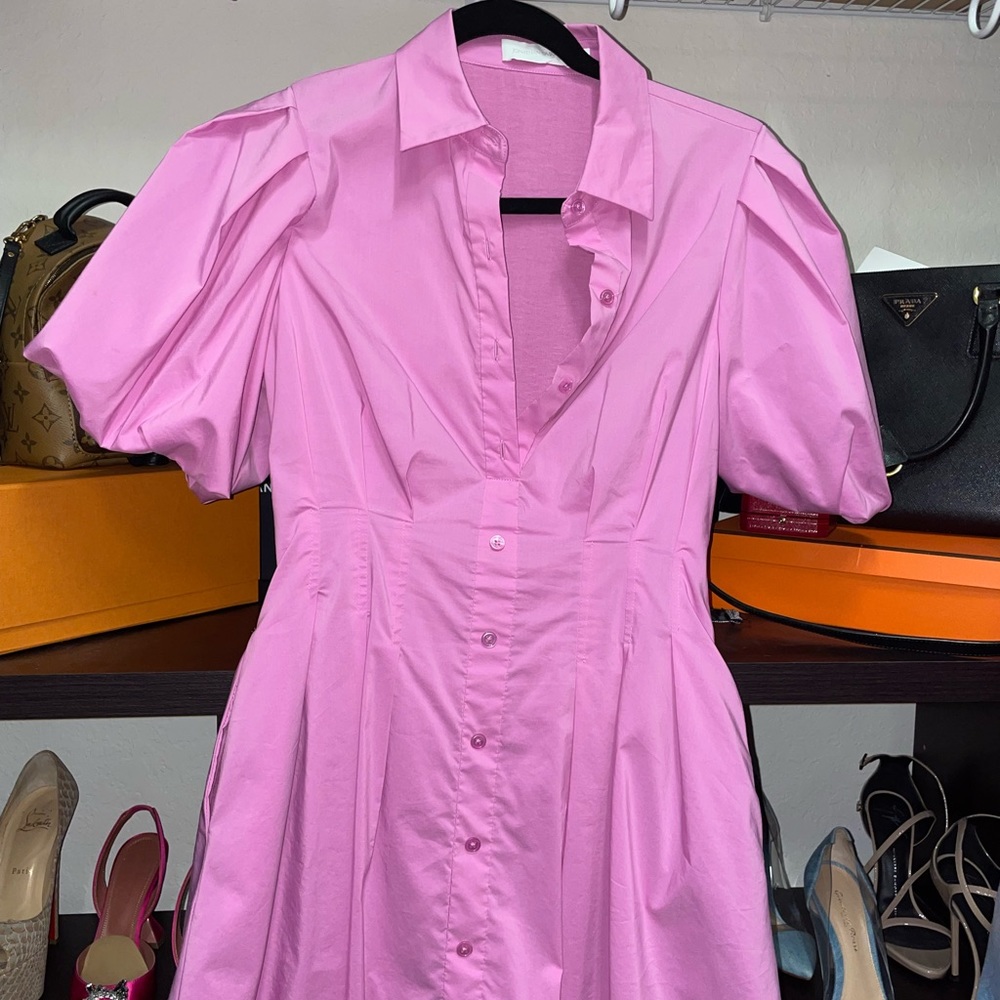 Worn once, paid $500, great for a pop of color, dress up or down! - Picture 2 of 3